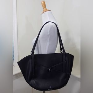 Nanette Lepore Black Large Tote Leather Bag